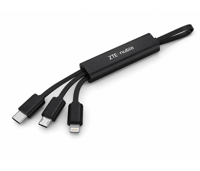 ZTE Nubia Rozgałęziacz USB 3w1 USB-C microUSB Lightning Szybkie Ładowanie